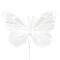 4" White Feather Butterflies, 5ct. by Ashland®